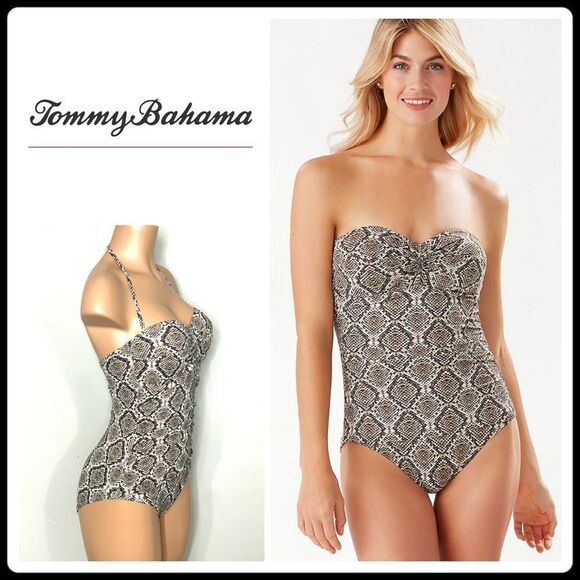 New Tommy Bahama python one piece swimsuit. 6. - Picture 12 of 15
